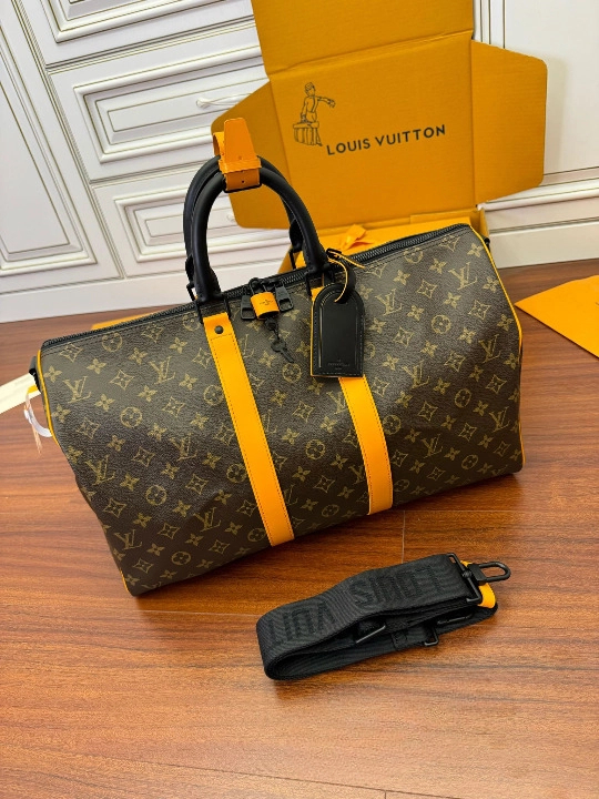 Louis Vuitton Keepall Bandouliere 55 Radiant Sun M46703